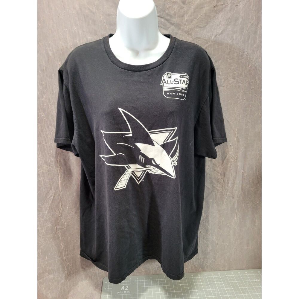 San Jose Sharks T-Shirt 2019 NHL All-Star #65 Karlsson Women's L